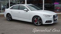USED 2016 66 AUDI A4 2.0 TDI S line Saloon 4dr Diesel S Tronic quattro Euro 6 (s/s) (190 ps) 