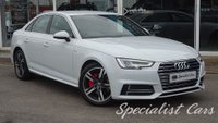 USED 2016 66 AUDI A4 2.0 TDI S line Saloon 4dr Diesel S Tronic quattro Euro 6 (s/s) (190 ps) 