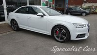 USED 2016 66 AUDI A4 2.0 TDI S line Saloon 4dr Diesel S Tronic quattro Euro 6 (s/s) (190 ps) 