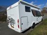 USED 2019 68 FIAT BURSTNER 728G Lyceo Harmonyline - 4 Berth with 4 belted seats luxury motorhome, fully equipped with heated captains seats which turn to accompany the spacious dining area, drop down bed above which neatly stows away when not in use, galley kitchen area including 3 burner gas hob, Dometic oven & grill, sink, large fridge freezer. Lots of storage with soft close drawers. Washroom includes toilet, separate shower cubicle and plenty of storage. Bedroom to the rear with partition privacy door, can either be configured as two single beds or one king size bed. Again more storage here including wardrobe and soft close drawers. Outside there is a large garage with heating, lighting and power which can be accessed from both sides, Fiamma Carry Bike Pro C rack, external hot & cold shower. Comes with 120w Solar panel, 2 leisure batteries and Power inverter 3000W. Perfect for those off grid adventures. Must be viewed to be fully appreciated. Yours for �&pound;64,995, Up to 7 years finance and warranty packages available, Part exchange welcome. DIMENSIONS - LENGTH - 7.49M, WIDTH - 2.98M, HEIGHT - 3.10M  
