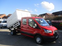 USED 2024 73 FORD TRANSIT CREW CAB BRIT TIPP TIPPER AUTOMATIC ONLY 3,700 MILES   2024 FORD TRANSIT BRIT TIPPER TWIN WHEELER 500 AUTOMATIC 170 LOW MILES  3,700
