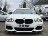 USED 2018 68 BMW M140I 3.0 M140i Shadow Edition Hatchback 3dr Petrol Auto Euro 6 (s/s) (340 ps) THIS CAR COMES WITH 6 MONTHS WARRANTY , BREAKDOWN COVER & RECOVERY++  GREAT EXAMPLE OF AUTOMATIC HATCHBACK APPLE CAR PLAY/ ANDRIOD AUTO + NAVIGATION SYSTEM + BLUETOOTH + DAB RADIO + USB CONNECTION + FRONT AND REAR PARKING SENSORS + FULL  LEATHER TRIM  + FRONT HEATED SEATS + CRUISE CONTROL + DUAL CLIMATE CONTROL + PRIVACY GLASS + 18 INCH ALLOY WHEELS + HARMANKARDIN SOUND SYSTEM + AUTO START STOP + TRACTION CONTROL + DAY TIME RUNNING LIGHTS + KEY LESS START + ICE ROAD WARNINGS +