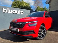 USED 2020 70 SKODA KAMIQ 1.5 TSI ACT Monte Carlo SUV 5dr Petrol Manual Euro 6 (s/s) (150 ps) Climate control A/C, Panoramic Sunroof, Sat Nav, Cruise control, Bluetooth connectivity for calls and music, Voice control, USB input, DAB radio, Heated Power Folding Wingmirrors, LED daytime running lights, Rear parking sensors, Auto headlights, Apple carplay, Android auto.
