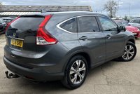 USED 2015 15 HONDA CR-V 2.2 i-DTEC EX SUV 5dr Diesel Auto 4WD Euro 5 (150 ps) - F/S/H - SAT NAV - HEATED LEATHER - REVERSE CAMERA - PAN ROOF - CRUISE  2 OWNERS