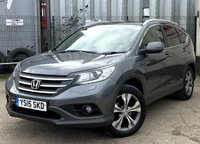 USED 2015 15 HONDA CR-V 2.2 i-DTEC EX SUV 5dr Diesel Auto 4WD Euro 5 (150 ps) - F/S/H - SAT NAV - HEATED LEATHER - REVERSE CAMERA - PAN ROOF - CRUISE  2 OWNERS