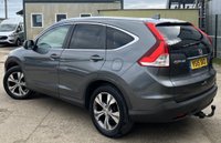 USED 2015 15 HONDA CR-V 2.2 i-DTEC EX SUV 5dr Diesel Auto 4WD Euro 5 (150 ps) - F/S/H - SAT NAV - HEATED LEATHER - REVERSE CAMERA - PAN ROOF - CRUISE  2 OWNERS