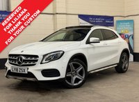 USED 2018 18 MERCEDES-BENZ GLA 2.1 GLA200d AMG Line (Premium) Panoramic SUV 5 Door Diesel 7G-DCT 4MATIC Euro 6 (s/s) (136 ps) 1 OWNER 8 SERVICES BIG SPEC