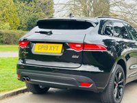 USED 2019 19 JAGUAR F-PACE 2.0 D180 R-Sport SUV 5dr Diesel Auto AWD Euro 6 (s/s) (180 ps) LOW MILES+RED LETHER+PAN ROOF+