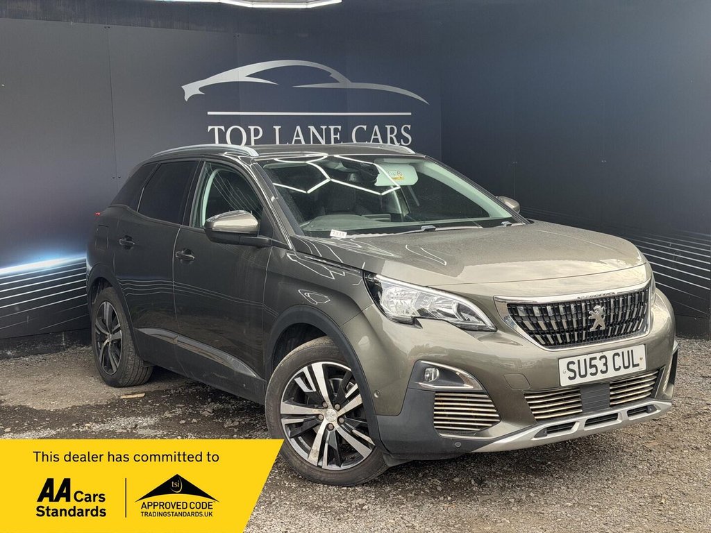 Grey 2017 Peugeot 3008 SUV 1.6 BlueHDi Allure Hatchback Front-wheel drive Manual