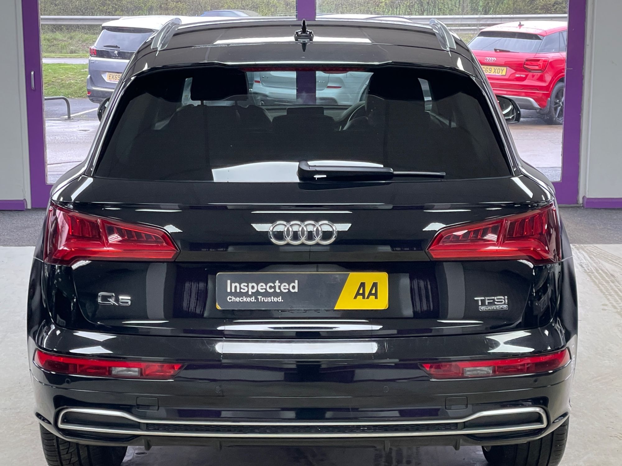 USED 2018 18 AUDI Q5 2.0 TFSI S line SUV 5dr Petrol S Tronic quattro Euro 6 (s/s) (252 ps) 