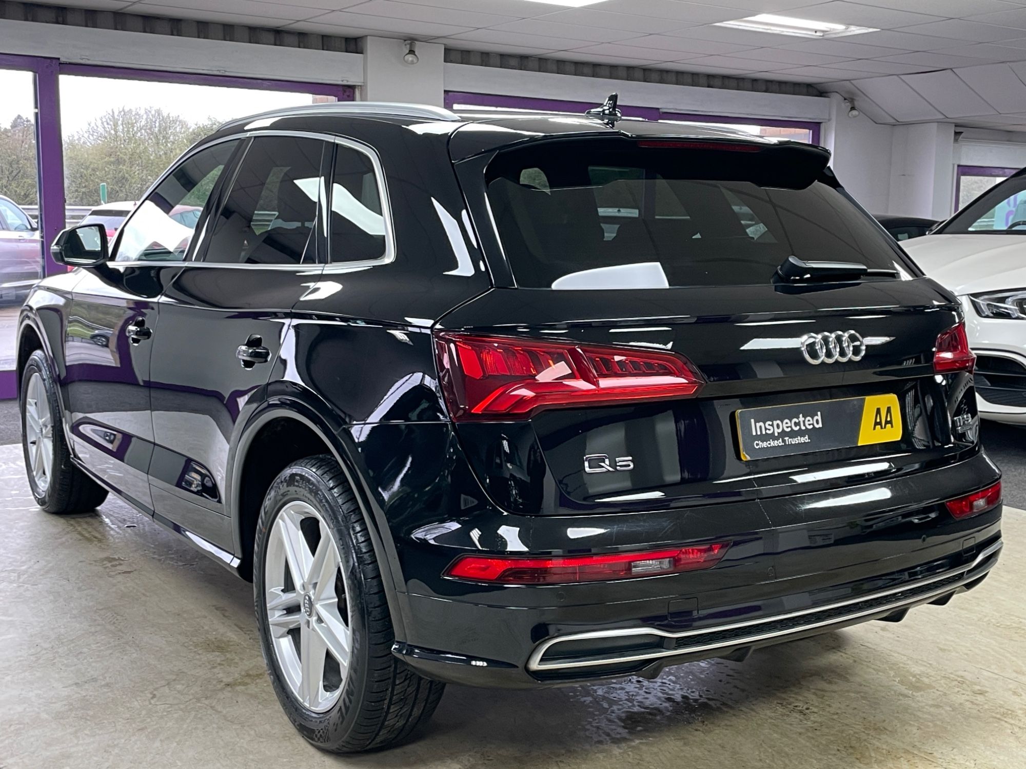 USED 2018 18 AUDI Q5 2.0 TFSI S line SUV 5dr Petrol S Tronic quattro Euro 6 (s/s) (252 ps) 