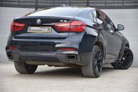 USED 2016 16 BMW X6 3.0 40d M Sport SUV 5dr Diesel Auto xDrive Euro 6 (s/s) (313 ps) 1 Former Keeper | Full BMW Service History | HUD Head Up Display | Electic Sliding Sunroof | 2 Keys | Reversing Camera | Park Assist | Full Black Leather Interior | Heated Seats | Carbon Black | Adaptive M Chasis | Driving Assistant | Privacy Glass | Satellite Navigation | MOT Valid (18/02/2027)