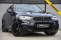 USED 2016 16 BMW X6 3.0 40d M Sport SUV 5dr Diesel Auto xDrive Euro 6 (s/s) (313 ps) 1 Former Keeper | Full BMW Service History | HUD Head Up Display | Electic Sliding Sunroof | 2 Keys | Reversing Camera | Park Assist | Full Black Leather Interior | Heated Seats | Carbon Black | Adaptive M Chasis | Driving Assistant | Privacy Glass | Satellite Navigation | MOT Valid (18/02/2027)