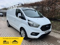 USED 2022 72 FORD TRANSIT CUSTOM 2.0 300 EcoBlue Limited Panel Van 5dr Diesel Auto L2 H1 Euro 6 (130 ps) AUTOMATIC, REAR CAM, ROOF RACK, GREAT SPEC
