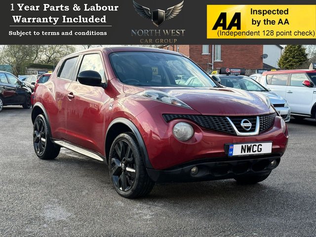 View our Nissan Juke 1.6 n-tec SUV 5dr Petrol Manual Euro 5 (17in Alloy) (117 ps) MOT OCTOBER 2026