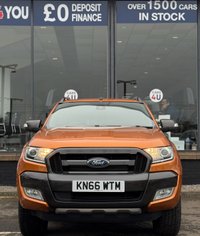 USED 2016 66 FORD RANGER 3.2 TDCi Wildtrak Pickup Double Cab 4dr Diesel Auto 4WD Euro 5 (200 ps) THIS CAR COMES WITH 6 MONTHS WARRANTY , BREAKDOWN COVER & RECOVERY++  GREAT EXAMPLE OF AUTOMATIC 4 X 4 + APPLE CAR PLAY/ ANDRIOD AUTO + NAVIGATION SYSTEM + BLUETOOTH + DAB RADIO + USB CONNECTION + FRONT AND REAR PARKING SENSORS + REVERSING CAMERA + FRONT HEATED SEATS + CRUISE CONTROL + CLIMATE CONTROL + PRIVACY GLASS + 18 INCH ALLOY WHEELS + HILL HOLD ASSIST + TRACTION CONTROL + DAY TIME RUNNING LIGHTS + FULL LEATEHER STITCHED STEERING WHEEL + FRONT ELECTRIC SEATS +