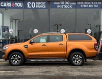 USED 2016 66 FORD RANGER 3.2 TDCi Wildtrak Pickup Double Cab 4dr Diesel Auto 4WD Euro 5 (200 ps) THIS CAR COMES WITH 6 MONTHS WARRANTY , BREAKDOWN COVER & RECOVERY++  GREAT EXAMPLE OF AUTOMATIC 4 X 4 + APPLE CAR PLAY/ ANDRIOD AUTO + NAVIGATION SYSTEM + BLUETOOTH + DAB RADIO + USB CONNECTION + FRONT AND REAR PARKING SENSORS + REVERSING CAMERA + FRONT HEATED SEATS + CRUISE CONTROL + CLIMATE CONTROL + PRIVACY GLASS + 18 INCH ALLOY WHEELS + HILL HOLD ASSIST + TRACTION CONTROL + DAY TIME RUNNING LIGHTS + FULL LEATEHER STITCHED STEERING WHEEL + FRONT ELECTRIC SEATS +