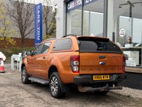 USED 2016 66 FORD RANGER 3.2 TDCi Wildtrak Pickup Double Cab 4dr Diesel Auto 4WD Euro 5 (200 ps) THIS CAR COMES WITH 6 MONTHS WARRANTY , BREAKDOWN COVER & RECOVERY++  GREAT EXAMPLE OF AUTOMATIC 4 X 4 + APPLE CAR PLAY/ ANDRIOD AUTO + NAVIGATION SYSTEM + BLUETOOTH + DAB RADIO + USB CONNECTION + FRONT AND REAR PARKING SENSORS + REVERSING CAMERA + FRONT HEATED SEATS + CRUISE CONTROL + CLIMATE CONTROL + PRIVACY GLASS + 18 INCH ALLOY WHEELS + HILL HOLD ASSIST + TRACTION CONTROL + DAY TIME RUNNING LIGHTS + FULL LEATEHER STITCHED STEERING WHEEL + FRONT ELECTRIC SEATS +