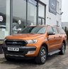 USED 2016 66 FORD RANGER 3.2 TDCi Wildtrak Pickup Double Cab 4dr Diesel Auto 4WD Euro 5 (200 ps) THIS CAR COMES WITH 6 MONTHS WARRANTY , BREAKDOWN COVER & RECOVERY++  GREAT EXAMPLE OF AUTOMATIC 4 X 4 + APPLE CAR PLAY/ ANDRIOD AUTO + NAVIGATION SYSTEM + BLUETOOTH + DAB RADIO + USB CONNECTION + FRONT AND REAR PARKING SENSORS + REVERSING CAMERA + FRONT HEATED SEATS + CRUISE CONTROL + CLIMATE CONTROL + PRIVACY GLASS + 18 INCH ALLOY WHEELS + HILL HOLD ASSIST + TRACTION CONTROL + DAY TIME RUNNING LIGHTS + FULL LEATEHER STITCHED STEERING WHEEL + FRONT ELECTRIC SEATS +