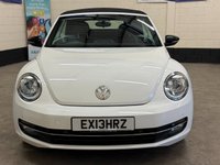 USED 2013 13 VOLKSWAGEN BEETLE 1.4 TSi 60s Cabriolet 2 Door Petrol Manual Euro 5 (160 ps) TWO TONE BLACK & RED LEATHER SEATS