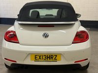 USED 2013 13 VOLKSWAGEN BEETLE 1.4 TSi 60s Cabriolet 2 Door Petrol Manual Euro 5 (160 ps) TWO TONE BLACK & RED LEATHER SEATS