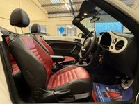 USED 2013 13 VOLKSWAGEN BEETLE 1.4 TSi 60s Cabriolet 2 Door Petrol Manual Euro 5 (160 ps) TWO TONE BLACK & RED LEATHER SEATS