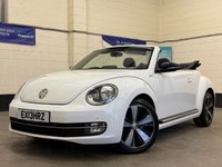 USED 2013 13 VOLKSWAGEN BEETLE 1.4 TSi 60s Cabriolet 2 Door Petrol Manual Euro 5 (160 ps) TWO TONE BLACK & RED LEATHER SEATS