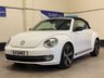 USED 2013 13 VOLKSWAGEN BEETLE 1.4 TSi 60s Cabriolet 2 Door Petrol Manual Euro 5 (160 ps) TWO TONE BLACK & RED LEATHER SEATS