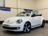 USED 2013 13 VOLKSWAGEN BEETLE 1.4 TSi 60s Cabriolet 2 Door Petrol Manual Euro 5 (160 ps) TWO TONE BLACK & RED LEATHER SEATS