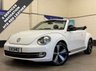 USED 2013 13 VOLKSWAGEN BEETLE 1.4 TSi 60s Cabriolet 2 Door Petrol Manual Euro 5 (160 ps) TWO TONE BLACK & RED LEATHER SEATS