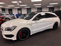 USED 2016 65 MERCEDES-BENZ CLA 2.0 CLA45 AMG Shooting Brake 5dr Petrol SpdS DCT 4MATIC Euro 6 (s/s) (381 ps) UK DELIVERY FLAT FEE &pound;250 (SUBJECT TO DEAL) *OVER 100 IMAGES ON OUR WEBSITE*BESPOKE FINANCE ARRANGED*PART EXCHANGE WELCOME*ALL VEHICLES HPI CLEAR