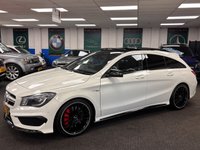 USED 2016 65 MERCEDES-BENZ CLA 2.0 CLA45 AMG Shooting Brake 5dr Petrol SpdS DCT 4MATIC Euro 6 (s/s) (381 ps) UK DELIVERY FLAT FEE &pound;250 (SUBJECT TO DEAL) *OVER 100 IMAGES ON OUR WEBSITE*BESPOKE FINANCE ARRANGED*PART EXCHANGE WELCOME*ALL VEHICLES HPI CLEAR