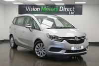 USED 2017 17 VAUXHALL ZAFIRA TOURER 1.4i Turbo Design Euro 6 5dr 7 Seats, 12 Month MOT