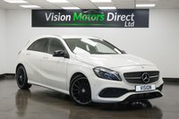 USED 2017 66 MERCEDES-BENZ A CLASS 1.5 A180d AMG Line (Premium) Euro 6 (s/s) 5dr Black Leather, Sat Nav