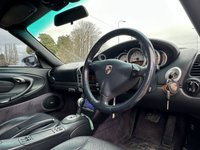 USED 2002 02 PORSCHE 911 3.6 996 Carrera 2 Cabriolet Tiptronic S 2dr FINISHED IN SILVER WITH FULL BLACK LEATHER SEATS + FULL SERVICE HISTORY + COLOUR CODED HARDTOP + BOSE SOUND SYSTEM + TIPTRONIC + 18" ALLOY WHEELS + CRUISE CONTROL + DIGITAL TRIP COMPUTER + AIRCON + HPI CLEAR + 2 KEYS