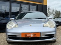 USED 2002 02 PORSCHE 911 3.6 996 Carrera 2 Cabriolet Tiptronic S 2dr FINISHED IN SILVER WITH FULL BLACK LEATHER SEATS + FULL SERVICE HISTORY + COLOUR CODED HARDTOP + BOSE SOUND SYSTEM + TIPTRONIC + 18" ALLOY WHEELS + CRUISE CONTROL + DIGITAL TRIP COMPUTER + AIRCON + HPI CLEAR + 2 KEYS