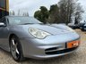 USED 2002 02 PORSCHE 911 3.6 996 Carrera 2 Cabriolet Tiptronic S 2dr FINISHED IN SILVER WITH FULL BLACK LEATHER SEATS + FULL SERVICE HISTORY + COLOUR CODED HARDTOP + BOSE SOUND SYSTEM + TIPTRONIC + 18" ALLOY WHEELS + CRUISE CONTROL + DIGITAL TRIP COMPUTER + AIRCON + HPI CLEAR + 2 KEYS