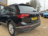 USED 2022 22 VOLKSWAGEN TIGUAN 1.5 TSI Life SUV 5dr Petrol Manual Euro 6 (s/s) (130 ps) FULL SERVICE HISTORY + FINISHED IN DEEP BLACK WITH BLACK CLOTH SEATS + APPLE CARPLAY + PARKING SENSORS + DAB RADIO + SAT NAV + BLUETOOTH + DUAL CLIMATE CONTROL + AIRCON + CRUISE CONTROL