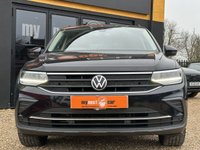USED 2022 22 VOLKSWAGEN TIGUAN 1.5 TSI Life SUV 5dr Petrol Manual Euro 6 (s/s) (130 ps) FULL SERVICE HISTORY + FINISHED IN DEEP BLACK WITH BLACK CLOTH SEATS + APPLE CARPLAY + PARKING SENSORS + DAB RADIO + SAT NAV + BLUETOOTH + DUAL CLIMATE CONTROL + AIRCON + CRUISE CONTROL