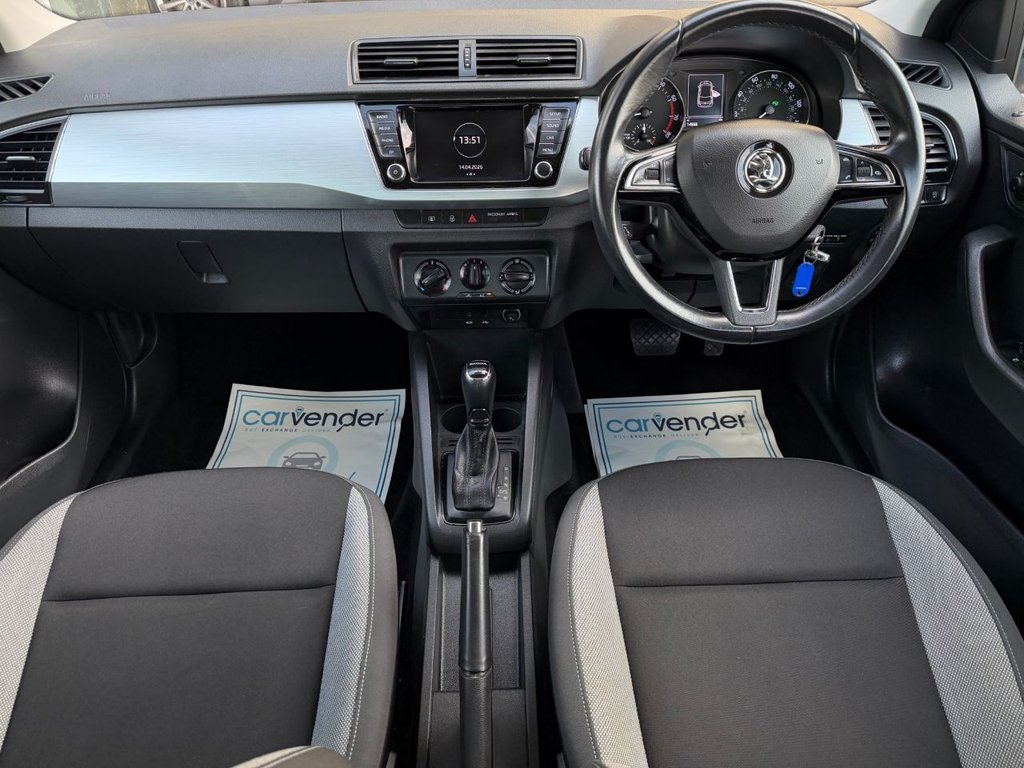 USED 2018 18 SKODA FABIA 1.0 TSI SE Hatchback 5dr Petrol DSG Euro 6 (s/s) (110 ps) 6 Services|R.F Sensor| Apple Car play|