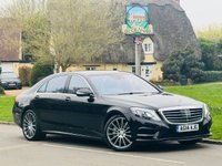 USED 2014 14 MERCEDES-BENZ S-CLASS 4.7 S500L V8 AMG Line Saloon 4dr Petrol G-Tronic+ Euro 6 (s/s) (455 ps) LOW MILES+LEATHER+SAT NAV+ULEZ