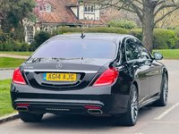 USED 2014 14 MERCEDES-BENZ S-CLASS 4.7 S500L V8 AMG Line Saloon 4dr Petrol G-Tronic+ Euro 6 (s/s) (455 ps) LOW MILES+LEATHER+SAT NAV+ULEZ