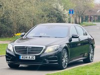 USED 2014 14 MERCEDES-BENZ S-CLASS 4.7 S500L V8 AMG Line Saloon 4dr Petrol G-Tronic+ Euro 6 (s/s) (455 ps) LOW MILES+LEATHER+SAT NAV+ULEZ