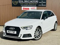 USED 2017 17 AUDI A3 2.0 TDI Black Edition Sportback 5dr Diesel S Tronic Auto 6Spd quattro Euro 6 (s/s) (184 ps) DAB+REV CAM+QUATTRO