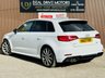 USED 2017 17 AUDI A3 2.0 TDI Black Edition Sportback 5dr Diesel S Tronic Auto 6Spd quattro Euro 6 (s/s) (184 ps) DAB+REV CAM+QUATTRO