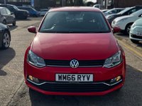 USED 2016 66 VOLKSWAGEN POLO 1.2 TSI BlueMotion Tech Match Hatchback 5dr Petrol Manual Euro 6 (s/s) (90 ps) FSH,Bluetooth,priv glass,Air c