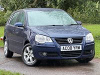 USED 2008 08 VOLKSWAGEN POLO 1.2 Match Hatchback 5dr Petrol Manual (138 g/km, 60 bhp) 