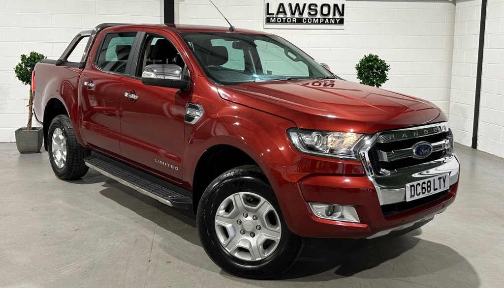 USED 2018 68 FORD RANGER 3.2 TDCi Limited 1 Pickup Double Cab 4dr Diesel Auto 4WD Euro 5 (200 ps) 