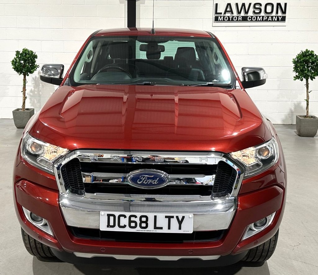 USED 2018 68 FORD RANGER 3.2 TDCi Limited 1 Pickup Double Cab 4dr Diesel Auto 4WD Euro 5 (200 ps) 