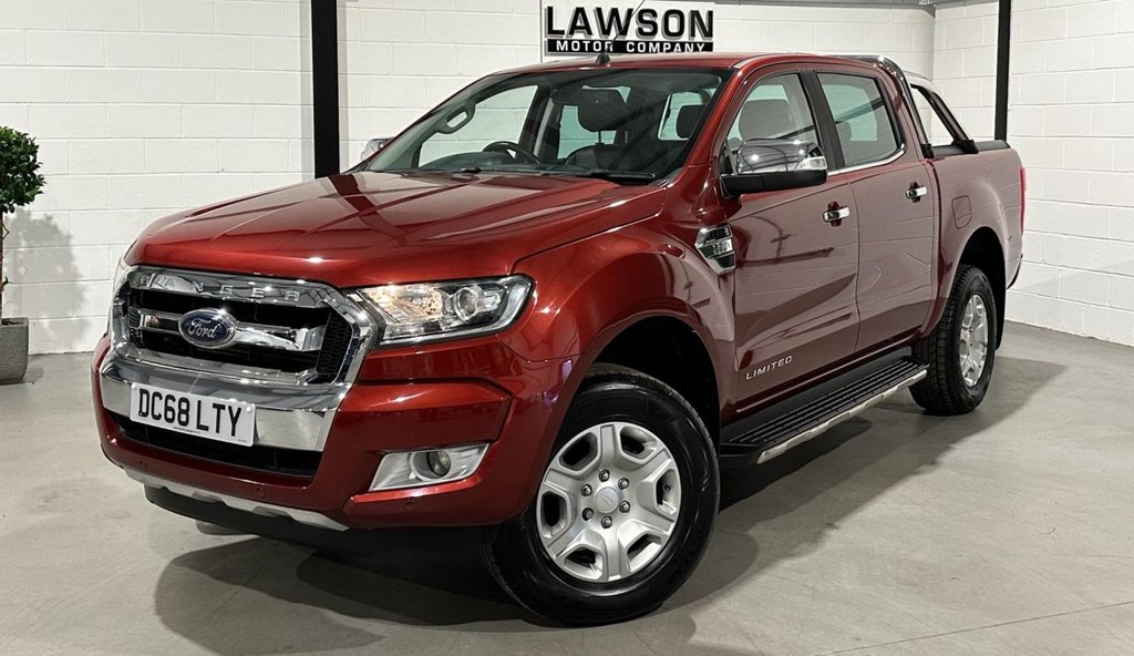 USED 2018 68 FORD RANGER 3.2 TDCi Limited 1 Pickup Double Cab 4dr Diesel Auto 4WD Euro 5 (200 ps) 